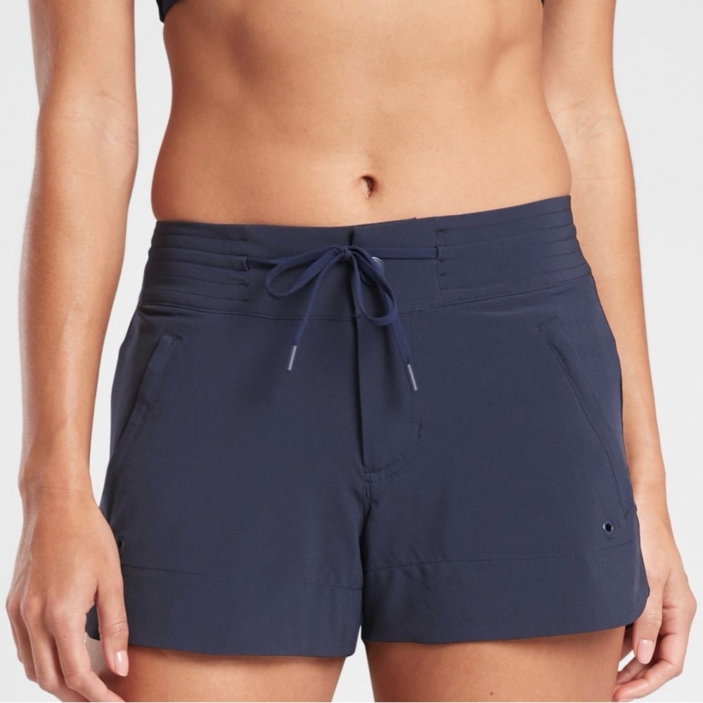Athleta Hudson Board Short Navy Sz 12
